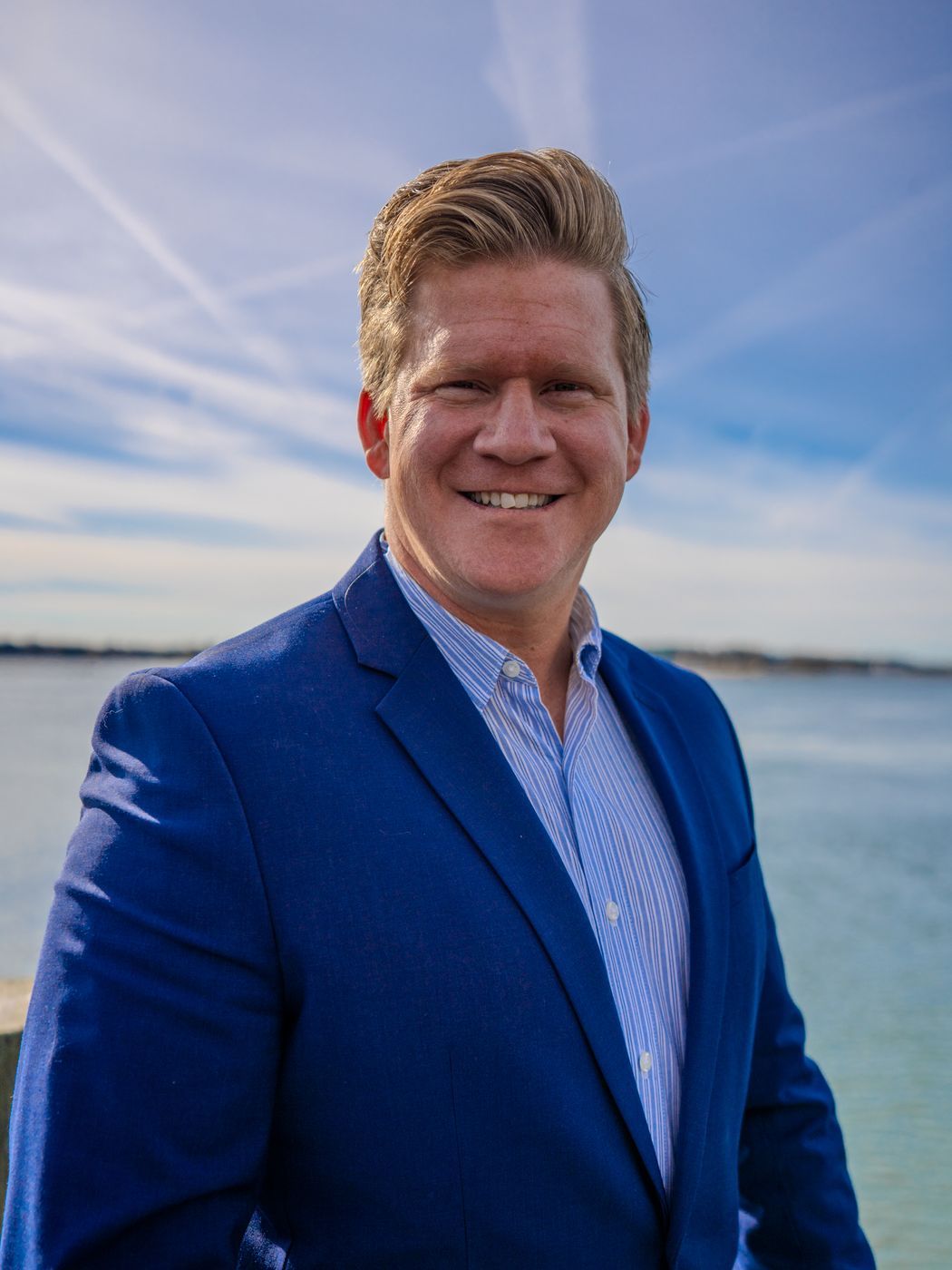 Kevin Taylor on the waterfront in Virginia Beach