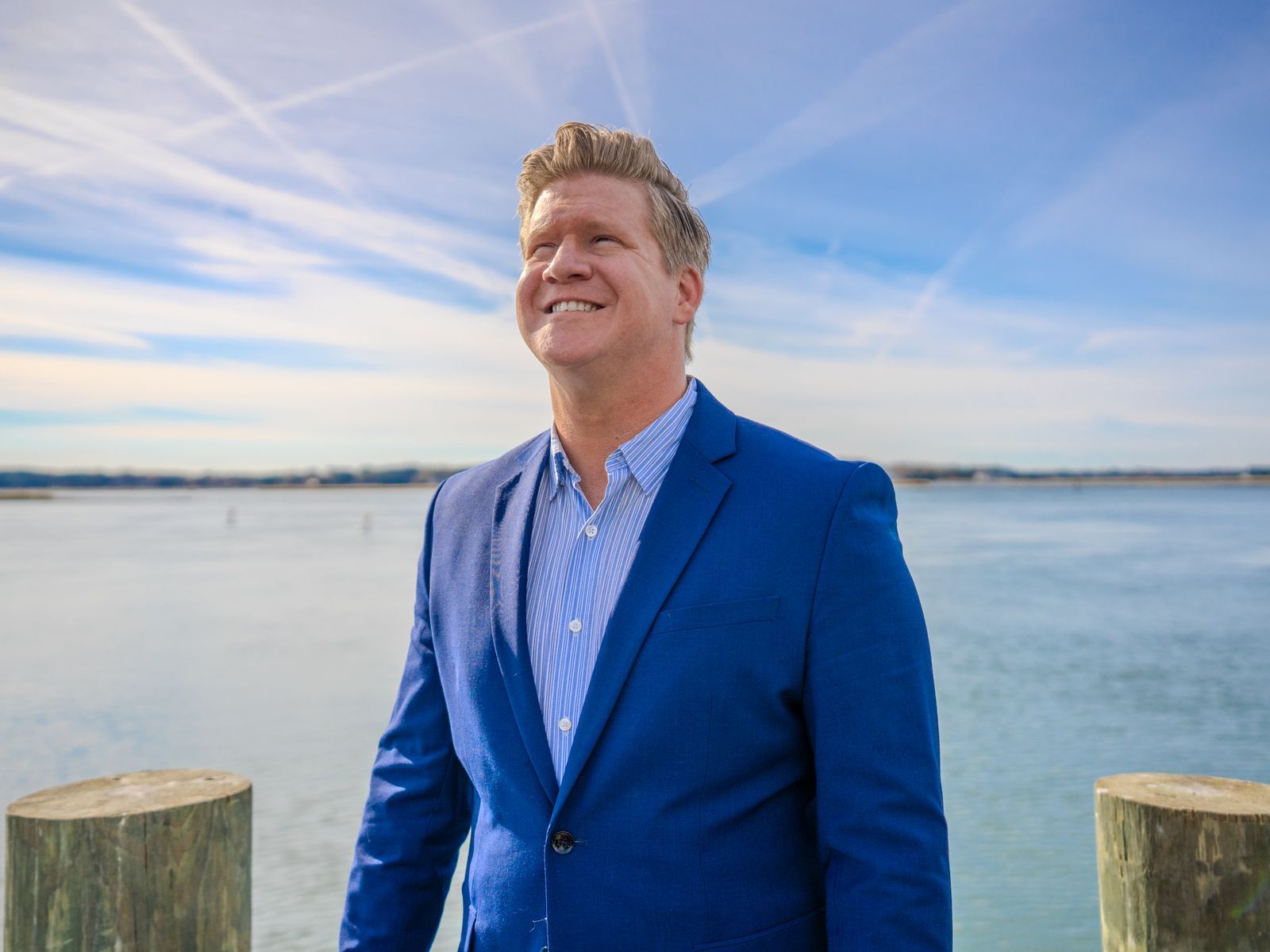 Kevin Taylor on a Virginia Beach pier